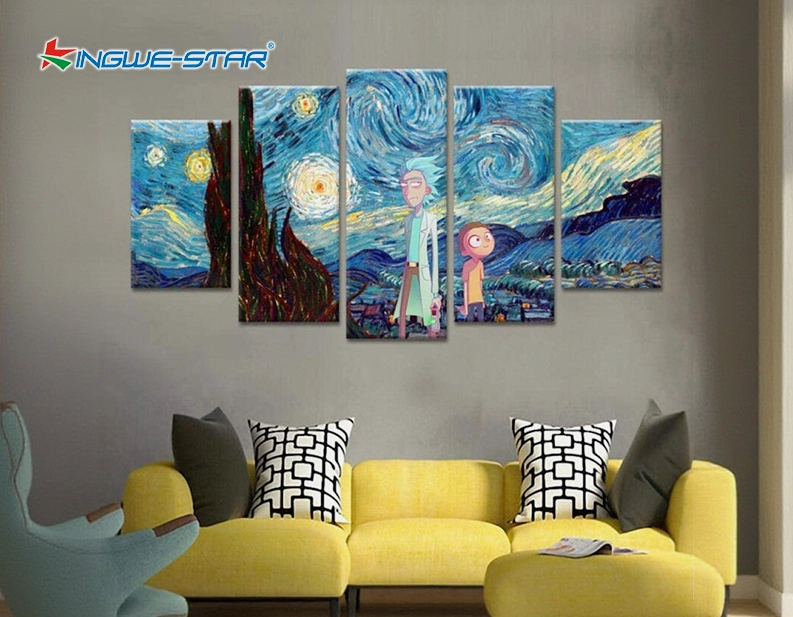 Customized Print 5 Piece Canvas Wall Art